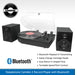 Steepletone Camden 2, Record Player With Two Bookshelf Speakers & Bluetooth Wireless Streaming