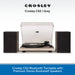 Crosley C62 Bluetooth Turntable with Premium Stereo Bookshelf Speakers