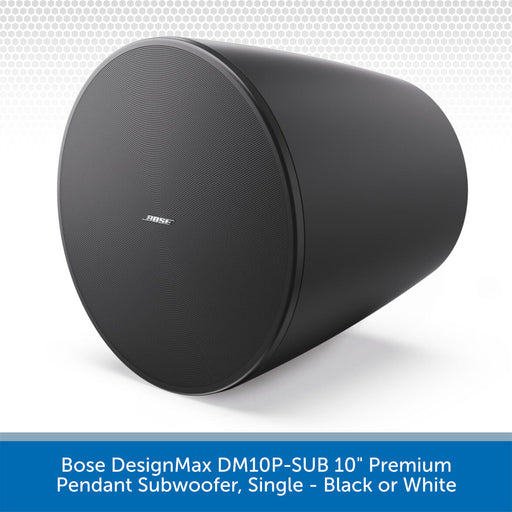 Bose DesignMax DM10P-SUB 10" Premium Pendant Subwoofer Black