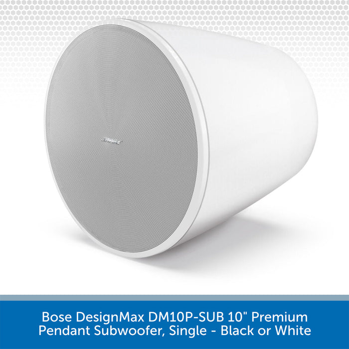 Bose DesignMax DM10P-SUB 10" Premium Pendant Subwoofer White