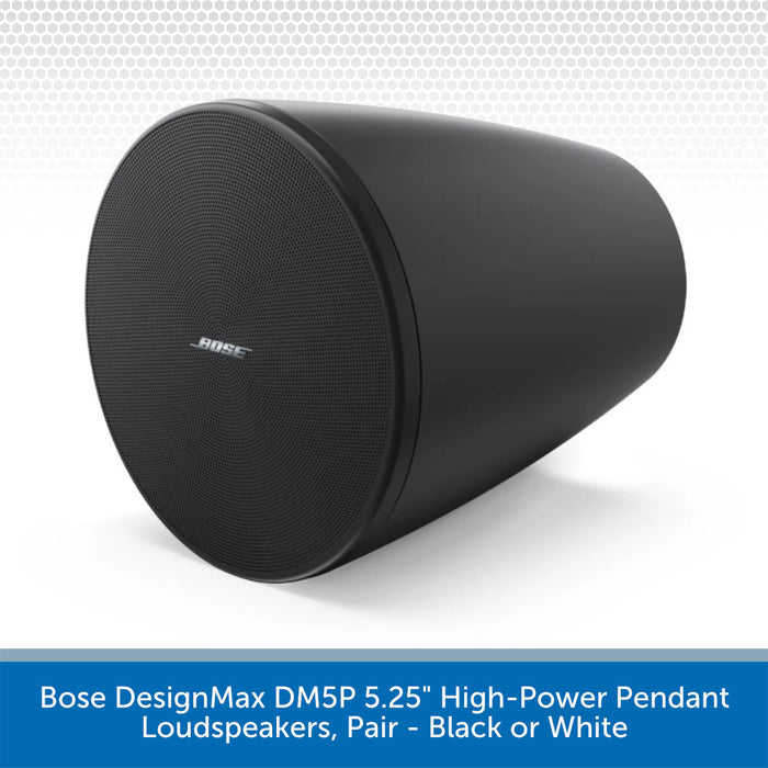 Bose DesignMax DM5P 5.25" High-Power Pendant Loudspeakers, Pair - Black