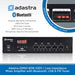 Adastra DM60 60W 100V / Low Impedance Mixer Amplifier with Bluetooth, USB & FM Tuner