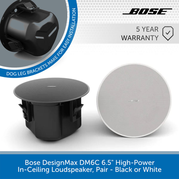 Bose DesignMax DM6C 6.5" High-Power In-Ceiling Loudspeaker