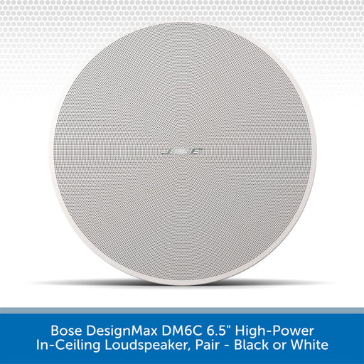 Bose DesignMax DM6C 6.5" High-Power In-Ceiling Loudspeaker White