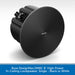 Bose DesignMax DM8C 8" High-Power In-Ceiling Loudspeaker Black