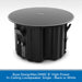 Bose DesignMax DM8C 8" High-Power In-Ceiling Loudspeaker Side