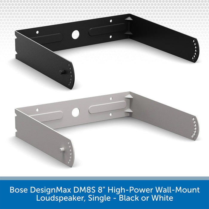 Bose DesignMax DM8S 8" High-Power Wall-Mount Loudspeaker, Single - Black or White