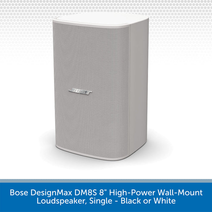 Bose DesignMax DM8S 8" High-Power Wall-Mount Loudspeaker White