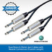 AudioKraft Konnect Custom Series | Premium Twin Mono 6.35mm Jack Cable