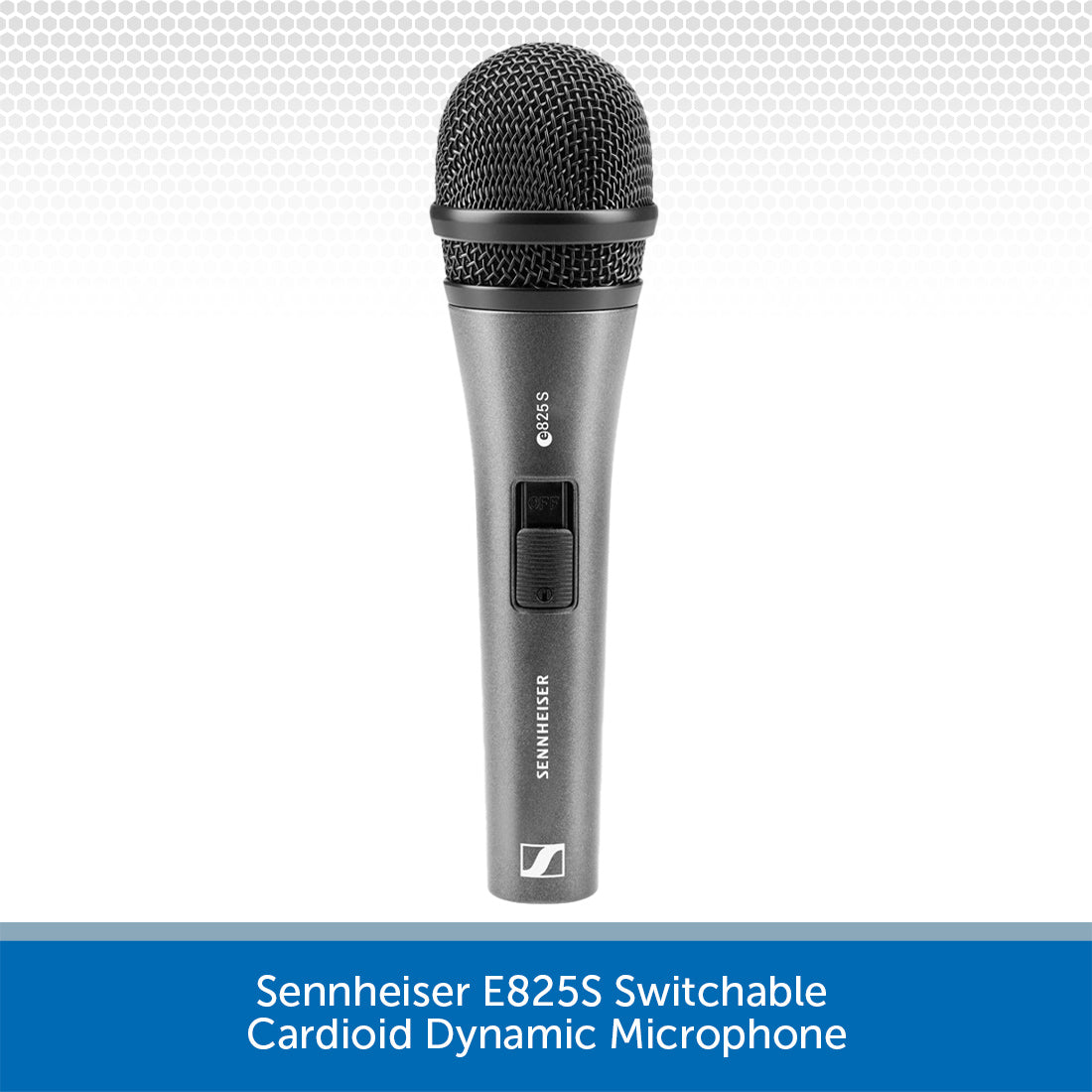 Sennheiser E825S Dynamic XLR Microphone with Switch Audio Volt