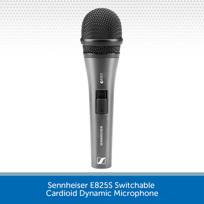 Sennheiser E825S Switchable Cardioid Dynamic Microphone