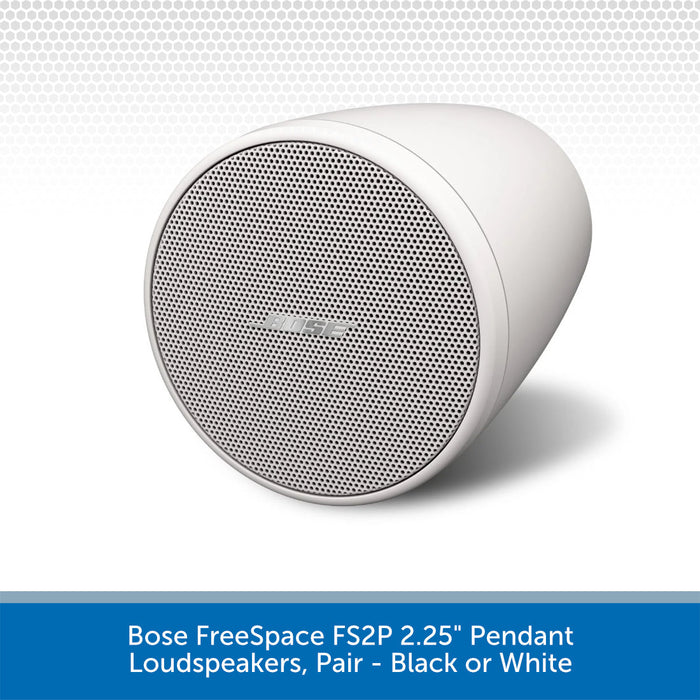 Bose FreeSpace FS2P 2.25" Pendant Loudspeakers, Pair - White side