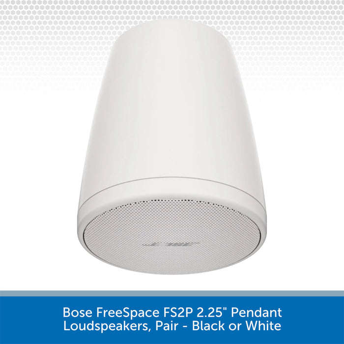 Bose FreeSpace FS2P 2.25" Pendant Loudspeakers, Pair - White