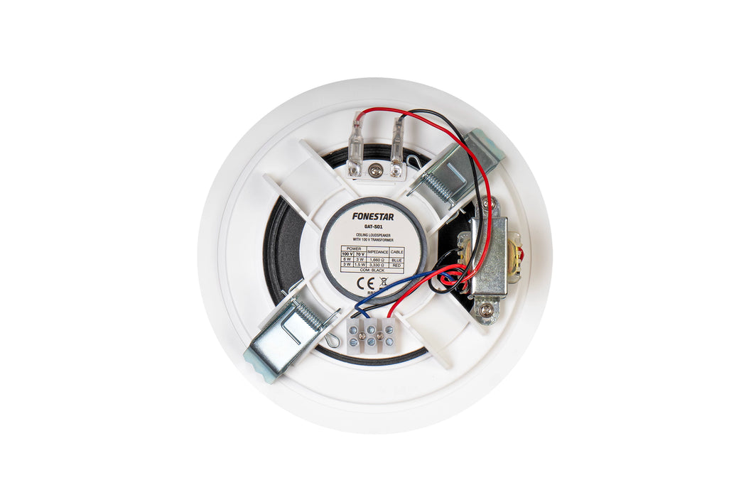 Fonestar GAT-501 5" 6W 100V Ceiling Speaker, White