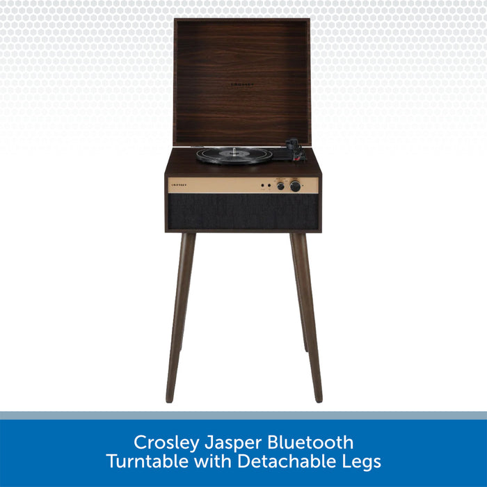 Crosley Jasper Bluetooth Turntable with Detachable LegsCrosley Jasper Bluetooth Turntable with Detachable Legs