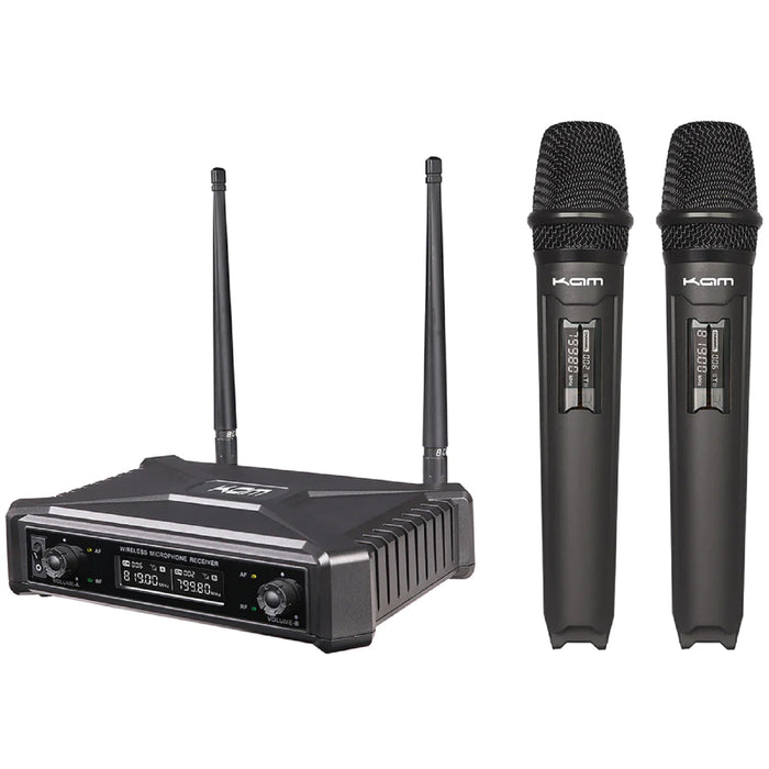 Kam KWM11PRO Dual Wireless Microphone Fixed-Channel System