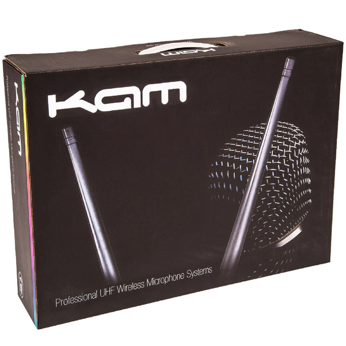 Kam KWM11PRO Dual Wireless Microphone Fixed-Channel System