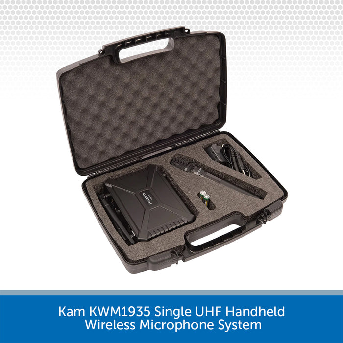 Kam KWM1935 Single UHF Handheld Wireless Microphone System