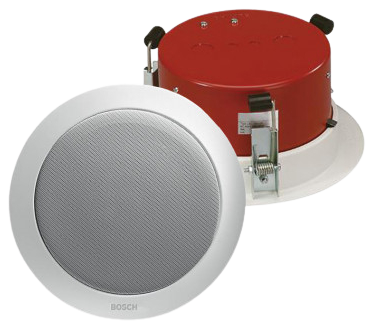 Bosch LBC3086/41 6W 100V Voice EVAC Ceiling Speaker with Fire Dome