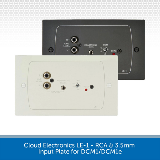 Cloud Electronics LE-1 - RCA & 3.5mm Input Plate for DCM1/DCM1e