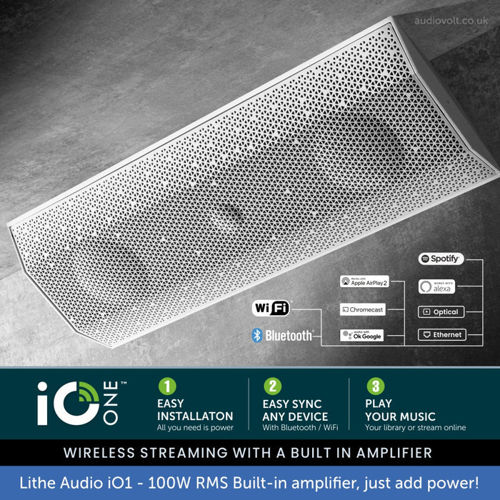 Lithe Audio 3.1 Wireless Surround Sound Cinema System - WiSA SoundSend & iO1 Speakers