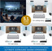 Lithe Audio 5.1 Wireless Surround Sound Cinema System - WiSA Cinema Hub & iO1 Speakers