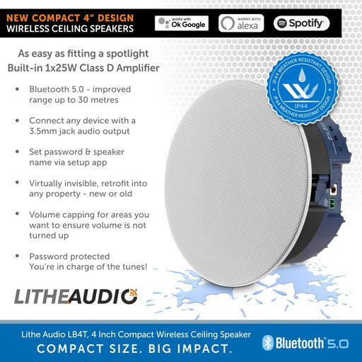 Lithe Audio LBT4 4" Ceiling Speaker Info