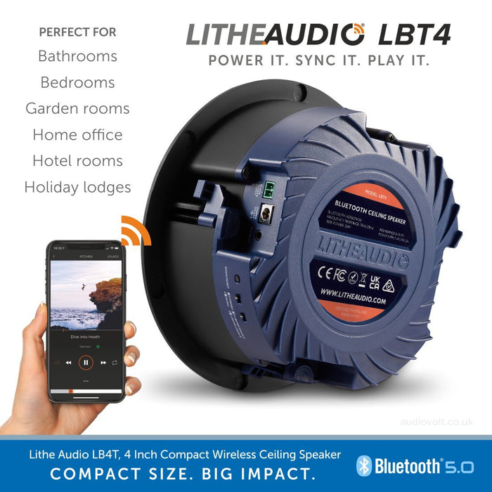 Lithe Audio LBT4 4" Ceiling Speaker Use Cases
