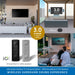 Lithe Audio Outdoor TV 3.0 Sound System - WiSA SoundSend & iO1 Speakers