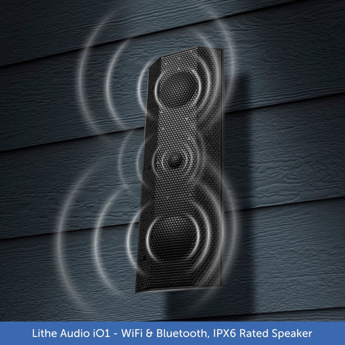 Lithe Audio WiFi In-Ceiling & Garden iO1 Speaker Bundle | Bluetooth, AirPlay, Chromecast Built-in