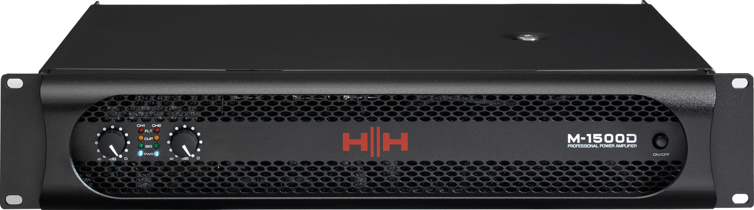HH Electronics M-1500D 2 x 1500W Power Amplifier, 4/8 Ohms
