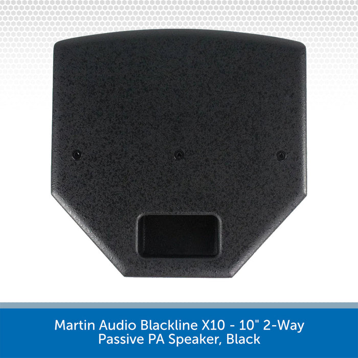 Martin Audio Blackline X10 - 10" 2-Way Passive PA Speaker, Black