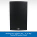 Martin Audio Blackline X15 - 15" 2-Way Passive PA Speaker, Black