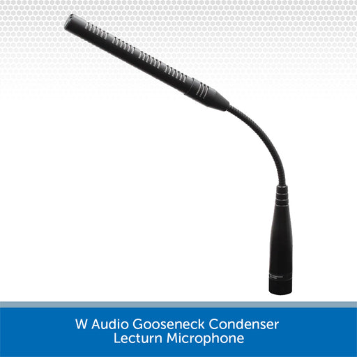 W Audio Gooseneck Condenser Lecturn Microphone