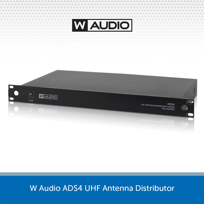 W Audio ADS4 UHF Antenna Distributor