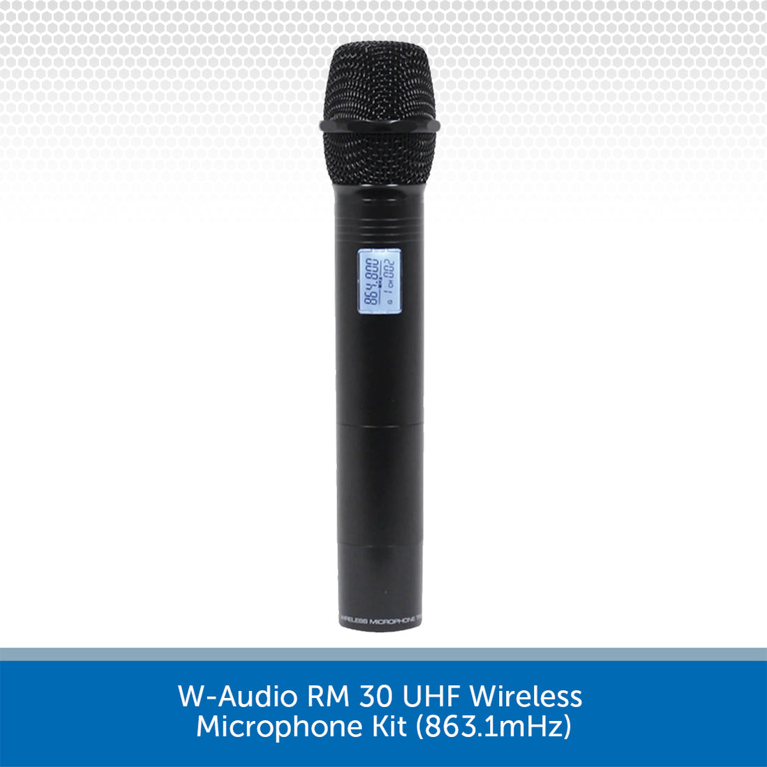 W-Audio RM 30 UHF Wireless Microphone Kit | Audio Volt
