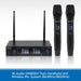 W-Audio DM800H Twin Handheld UHF Wireless Mic System (863MHz/865MHz)