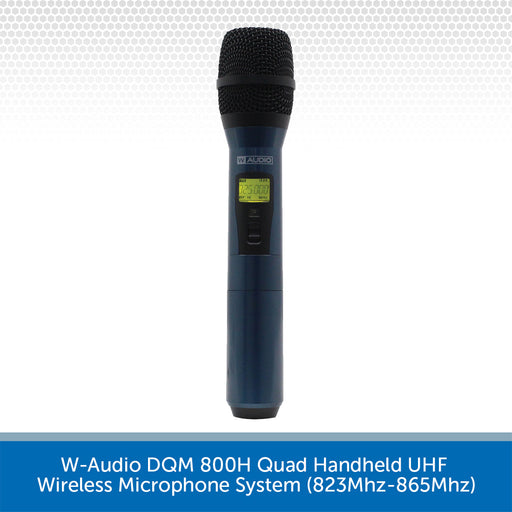 W-Audio DQM 800H Replacement Handheld Microphone (823Mhz-865Mhz)