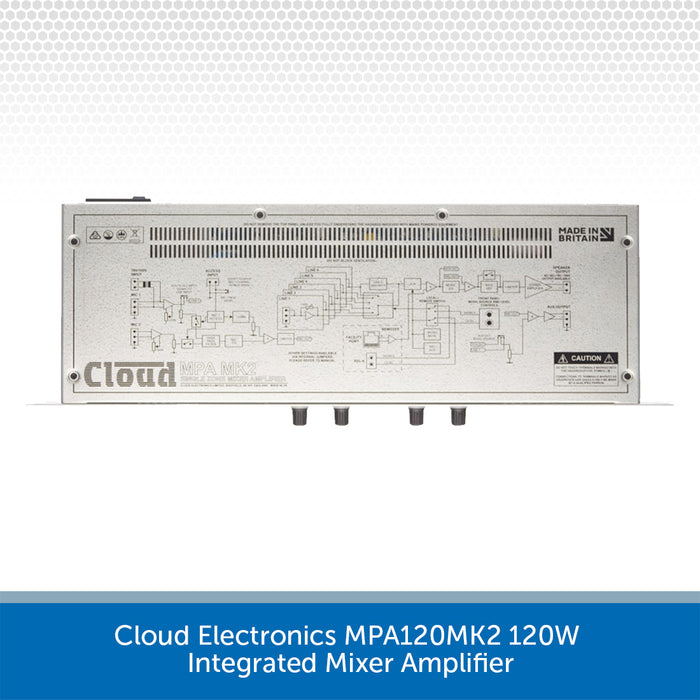 Cloud Electronics MPA120MK2 120W Integrated Mixer Amplifier