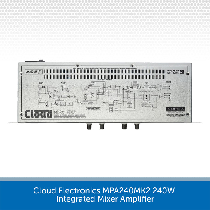 Cloud Electronics MPA240MK2 240W Integrated Mixer Amplifier