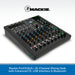Mackie ProFX10v3+ 10-Channel Mixing Desk with Enhanced FX, USB Interface & Bluetooth