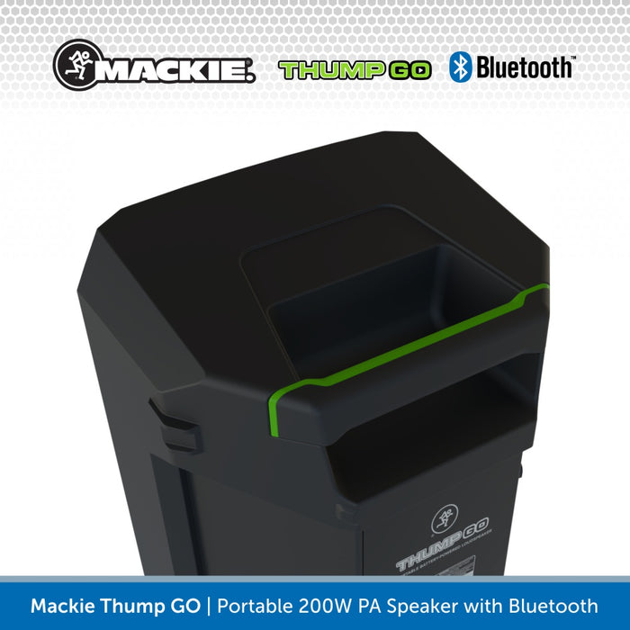 Mackie Thump GO, Portable Battery-Powered 200W PA Speaker with Bluetooth Built-in