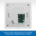 Monacor WP-1 Wall Module White Back