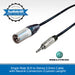 AudioKraft Konnect Custom Series | Premium Single Male XLR - Stereo 3.5mm Cable