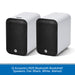 Q Acoustics M20 Bluetooth Bookshelf Speakers, Pair (Black, White, Walnut)