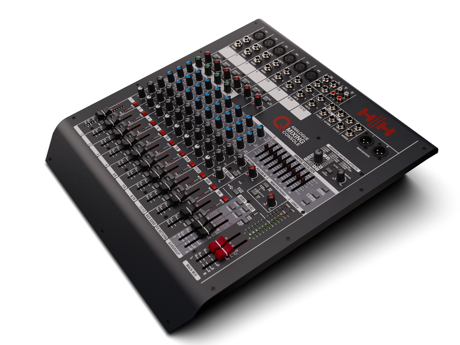 HH Q Series | Q12FX  Professional 12-Channel Analogue Mixer With DSP