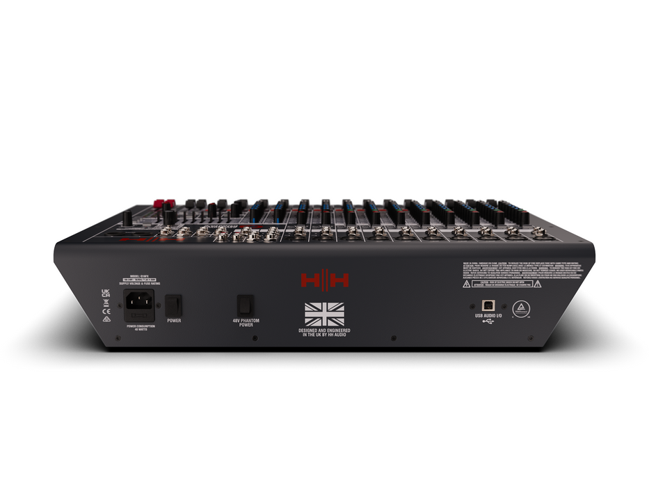 HH Q Series | Q16FX Professional 16-Channel Analogue Mixer With DSP