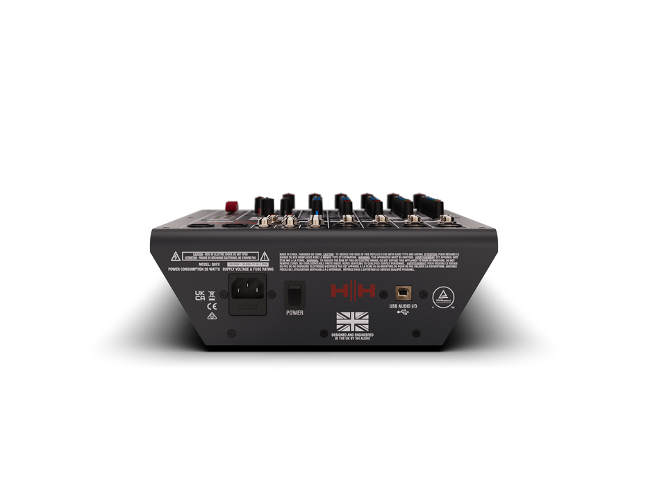 HH Q Series | Q8FX Professional 8-Channel Analogue Mixer With DSP