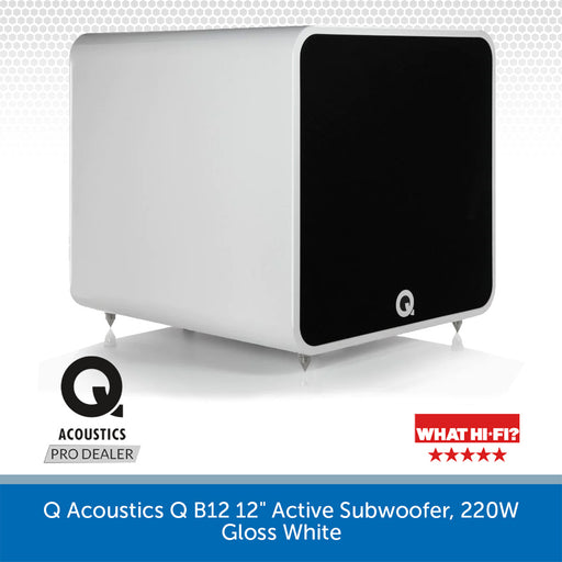 Q Acoustics Q B12 12" Active Subwoofer, 220W