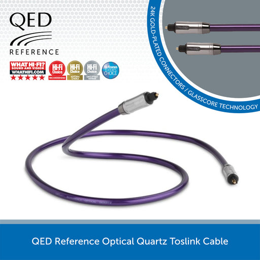 QED Reference Optical Quartz Toslink Cable
